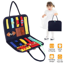 Load image into Gallery viewer, Kids Busy Board Sensory Activity Board Preschool Learning Toys
