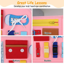 Load image into Gallery viewer, Kids Busy Board Sensory Activity Board Preschool Learning Toys
