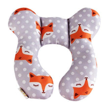 将图片加载到图库查看器，Kids Children Baby Pillow Soft Neck Support Infant Car Cushion U-Shape Cotton Infant Nursing Pillow Toddler Sleep Positioner  Air Mesh Organic Cotton Protection for Flat Head Baby Pillow for Newborn Breathable Adjustable Infants and Baby Neck Head Support
