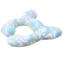 将图片加载到图库查看器，Kids Children Baby Pillow Soft Neck Support Infant Car Cushion U-Shape Cotton Infant Nursing Pillow Toddler Sleep Positioner  Air Mesh Organic Cotton Protection for Flat Head Baby Pillow for Newborn Breathable Adjustable Infants and Baby Neck Head Support

