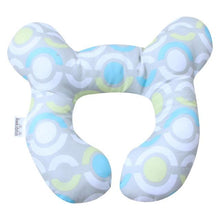 将图片加载到图库查看器，Kids Children Baby Pillow Soft Neck Support Infant Car Cushion U-Shape Cotton Infant Nursing Pillow Toddler Sleep Positioner  Air Mesh Organic Cotton Protection for Flat Head Baby Pillow for Newborn Breathable Adjustable Infants and Baby Neck Head Support
