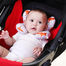 将图片加载到图库查看器，Kids Children Baby Pillow Soft Neck Support Infant Car Cushion U-Shape Cotton Infant Nursing Pillow Toddler Sleep Positioner  Air Mesh Organic Cotton Protection for Flat Head Baby Pillow for Newborn Breathable Adjustable Infants and Baby Neck Head Support
