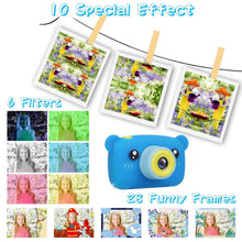 Load image into Gallery viewer, Kids Digital Camera with 2" Screen 4x Digital Zoom
