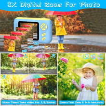 将图片加载到图库查看器，Kids Digital Camera with Flip Lens
