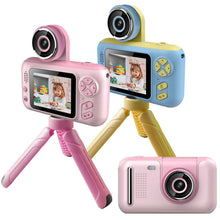 将图片加载到图库查看器，Kids Digital Camera with Flip Lens
