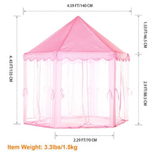 Load image into Gallery viewer, Kids Play Tent Princess for Girls
