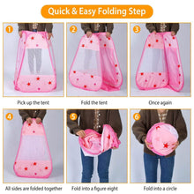 Load image into Gallery viewer, Kids Pop Up Prince Princess Toddler Play Tent
