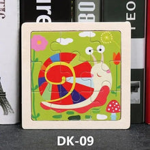 Load image into Gallery viewer, Kids Puzzle Toy Animals and Vehicle Wooden Puzzles Jigsaw Baby Educational Learning Toys for Children Gift
