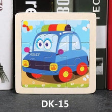 Load image into Gallery viewer, Kids Puzzle Toy Animals and Vehicle Wooden Puzzles Jigsaw Baby Educational Learning Toys for Children Gift
