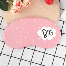 Load image into Gallery viewer, Kids Sleeping Aid Colorful Blindfold Comfortable Sleeping Mask Creative Funny Eye Patch Travel Sleep Mask Cute Cartoon Design Eye Cover
