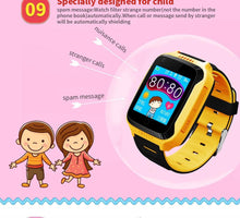 Load image into Gallery viewer, Kids Smart Watch GPS Phone Watches Camera Flashlight SOS Call Location Clock Children Watches 2G Data SIM Card Kids Smartwatch With Calling Camera Learning Games Video Music Flashlight For Boys Girls
