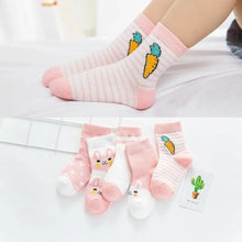 将图片加载到图库查看器，Kids Socks Summer Cotton Cartoon Animal Kids Socks Girls Cute Newborn Boy Toddler Children Socks Girl Boys Trainer Socks Toddlers Infant Socks Warm and Cute Socks Cotton Stretch Crew Baby Socks
