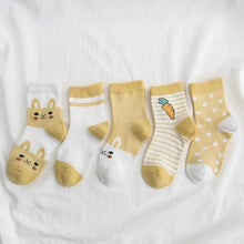 将图片加载到图库查看器，Kids Socks Summer Cotton Cartoon Animal Kids Socks Girls Cute Newborn Boy Toddler Children Socks Girl Boys Trainer Socks Toddlers Infant Socks Warm and Cute Socks Cotton Stretch Crew Baby Socks
