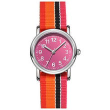 Load image into Gallery viewer, Kids Watch Muticolour Nylon Watchband Gift For Childern School Student Analog Watch Read Easily Children's First Watch Daily Wrist Watch For Boys And Girls With Soft Cloth Strap
