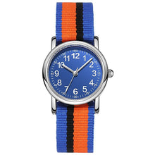 Load image into Gallery viewer, Kids Watch Muticolour Nylon Watchband Gift For Childern School Student Analog Watch Read Easily Children's First Watch Daily Wrist Watch For Boys And Girls With Soft Cloth Strap
