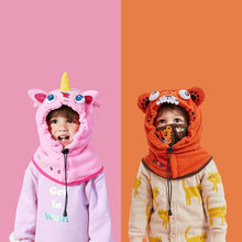 将图片加载到图库查看器，Kids Winter Fleece Warmer Balaclava Cap Thermal Tactical Military Helmet Windproof Full Face Mask Cover Ski Beanies For Boy Girl Women Camouflage Balaclava Face Scarf Mask Sunscreen Dustproof Army Cycling Hunting Fishing Tactical Airsoft Hat Men Women
