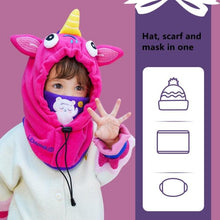 将图片加载到图库查看器，Kids Winter Fleece Warmer Balaclava Cap Thermal Tactical Military Helmet Windproof Full Face Mask Cover Ski Beanies For Boy Girl Women Camouflage Balaclava Face Scarf Mask Sunscreen Dustproof Army Cycling Hunting Fishing Tactical Airsoft Hat Men Women
