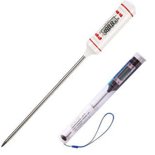 Load image into Gallery viewer, Kitchen Digital BBQ Food Thermometer Meat Cake Candy Fry Grill Dinning Household  Meat Thermometer Digital Instant Read Food Meat Thermometer with Long Probe Cooking Thermometer for Kitchen BBQ Grill and Cooking Thermometer  Oven Thermometer Tool
