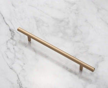 Load image into Gallery viewer, Kitchen Door T Bar Pull Straight Handle Knobs Cabinet Pull Diameter 10mm Stainless Steel Handles Furniture Hardware Kitchen Door T Bar Straight Handle Pull Knobs Furniture Hardware Assist Bath Handle
