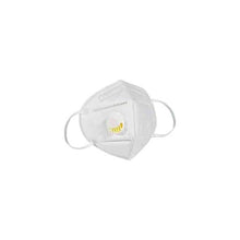 将图片加载到图库查看器，KN95 White Disposable Face Masks with Flow Exhalation Valve
