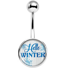 将图片加载到图库查看器，Hello Winter Snowflake Belly Ring
