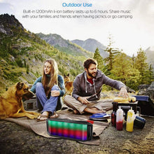 将图片加载到图库查看器，KOCASO LED Wireless Speaker Dynamic Multicolor Hands-Free
