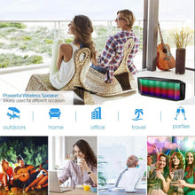 将图片加载到图库查看器，KOCASO LED Wireless Speaker Dynamic Multicolor Hands-Free
