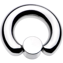 Load image into Gallery viewer, 2G 9/16 Clear Gem 8mm Disc BCR Captive Ring
