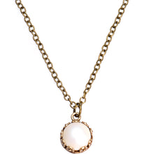Load image into Gallery viewer, Flower Framed Chain Necklace Created with Crystals
