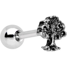 Load image into Gallery viewer, 16G 1/4 Ancient Tree of Life Tragus Cartilage Earring
