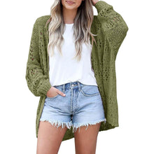 将图片加载到图库查看器，Ladies Crochet Cardigan Sweater
