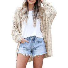 将图片加载到图库查看器，Ladies Crochet Cardigan Sweater
