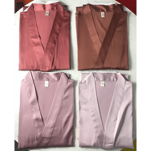 Load image into Gallery viewer, Ladies Fashion Red Soft Short Sleepwear For Women Trendy Women's Comfortable V Neck Bathrobe  Bridesmaid Bride Party Robes
