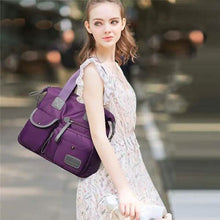 将图片加载到图库查看器，Ladies Oxford Cloth Shoulder Messenger Bag
