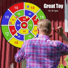 Load image into Gallery viewer, Large 29" Dart Board With Sticky Balls, Indoor &amp; Outdoor Fun Party Play Game Toys
