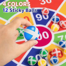 Load image into Gallery viewer, Large 29" Dart Board With Sticky Balls, Indoor &amp; Outdoor Fun Party Play Game Toys
