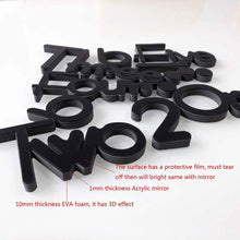 将图片加载到图库查看器，Large 3D Frameless Wall Clock Stickers
