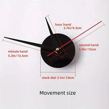 将图片加载到图库查看器，Large 3D Frameless Wall Clock Stickers

