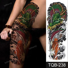 将图片加载到图库查看器，Large Black Temporary Tattoo Waterproof Luxury Big Tattoo For Body Arm Legs Modern Design
