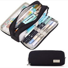 Load image into Gallery viewer, Large Capacity 3 Compartment Pouch Pencil Case
