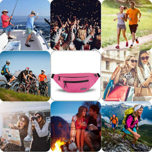 Load image into Gallery viewer, Large Crossbody Fanny Pack with 4-Zipper Pockets
