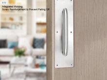 Load image into Gallery viewer, Large Size Door Handle Stainless Steel Furniture Handles  Door Knob Pull Handle Stainless Steel Flush Concealed Furniture Handle for Door Drawer Cupboard Cabinet Sliding Door
