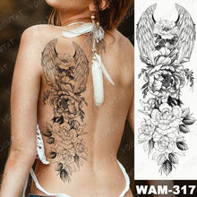 Load image into Gallery viewer, Large Tattoo Sleeve Arm Waterproof Temporary Sticker Tiger Fox For Arm Luxury Colorful Design
