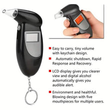 将图片加载到图库查看器，LCD Screen Professional Alcohol Breathalyzer Tester
