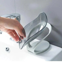 Load image into Gallery viewer, Leaf Shape Soap Box Creative Drain Soap Holder Bathroom Soap Holder Free Perforated Soap Dish For Bathroom Suction Cup Soap Dish Soap Dish with Draining Tray Soap Holder Saver for Shower Bathroom Keep Soap Bars Dry Clean
