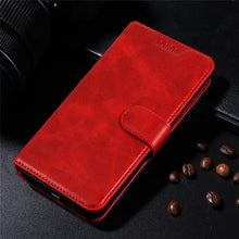 Load image into Gallery viewer, Leather Black Flip Case for iPhone XS Max X XR 12 Mini 11 Pro 7 8 Wallet Stand Cover Flip Wallet Leather Case with Secure Buckle Closing Lock and Bracket Function
