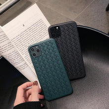 Load image into Gallery viewer, Leather Breathable Mesh Phone Case Suitable For iPhone 14 13 11 Pro Max 12 Mini Xs 6S 7 8 Plus X XR Silicone Soft Thin Protective Exquisite Textures Case For Iphone Comfortable Grip Elegant Case For Smartphone
