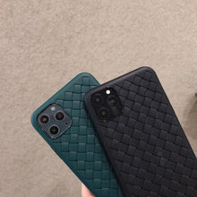 Load image into Gallery viewer, Leather Breathable Mesh Phone Case Suitable For iPhone 14 13 11 Pro Max 12 Mini Xs 6S 7 8 Plus X XR Silicone Soft Thin Protective Exquisite Textures Case For Iphone Comfortable Grip Elegant Case For Smartphone
