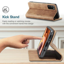 Load image into Gallery viewer, Leather Case For iPhone 14 13 11 12 Mini Pro XS XR Max Luxury Magnetic Flip Phone Case For iPhone Business Classic Wallet Cover Leather Magnetic Flip Back Stand Case/Cover

