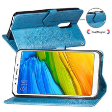 Load image into Gallery viewer, Leather Flip Case For Xiaomi Redmi 8 6 6A 5 Plus 4A 4X Note 9 5A 4 5 7 6 8 9S 9 Pro 8T 3S 7A 8A Redmi 9 For Redmi 9A 9C 7A Cover Classic Design  Leather Stand Flip Cover

